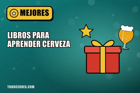 Caja de regalo, copa de cerveza y estrella dorada, ilustración de la selección de libros de cerveza