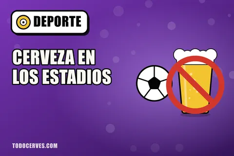 Balón de fútbol junto a un vaso de cerveza tachado con un símbolo de prohibido